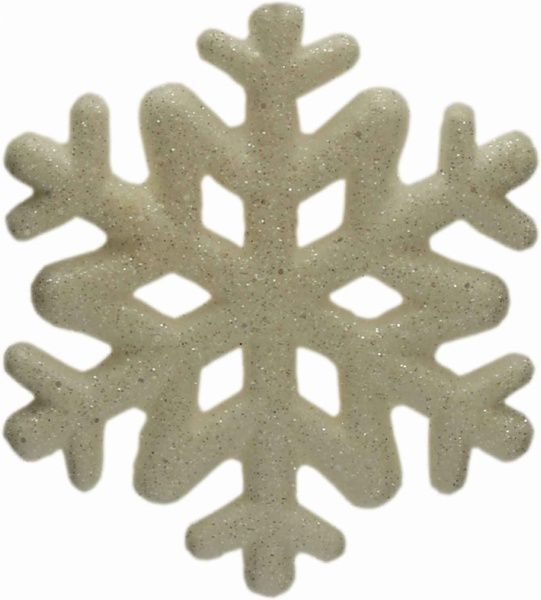 Набір сніжинок 7.5 см 4 шт. DB13S002  
