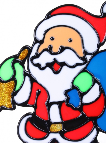 Наклейка декоративная cиликоновая 3 микс (6 дизайнов) в ассортименте 13x18 см