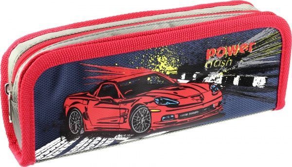 Пенал школьный Power Dash Olli красный