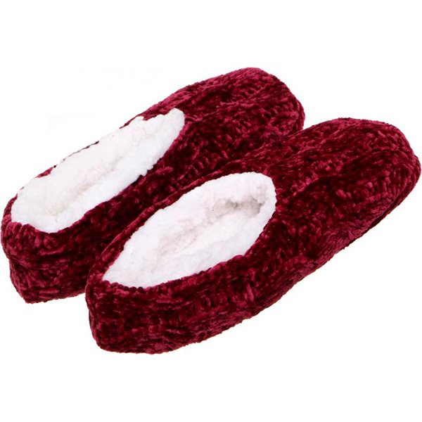 Обувь домашняя La Nuit Коса шинил р. 39/40 винно-красный