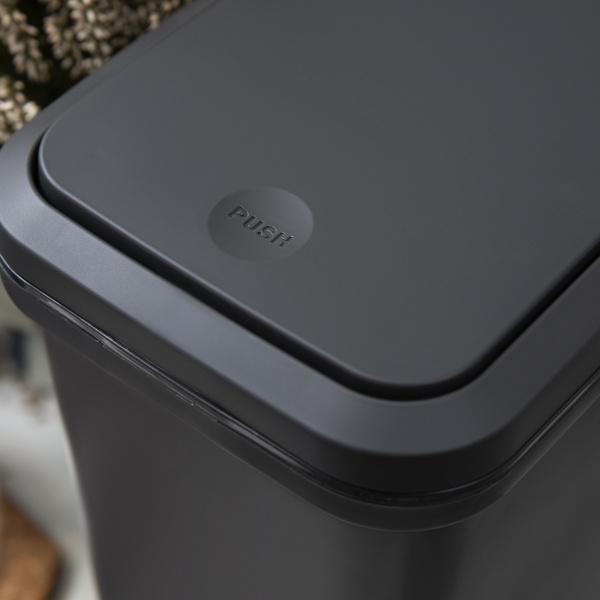 Відро для сміття MVM 10 л антрацит BIN-04 10L ANTHRACITE