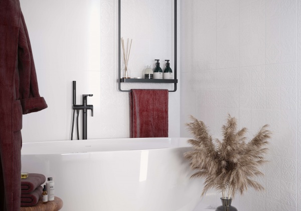 Плитка Golden Tile Tutto Bianco білий сатин G50061 30х60 