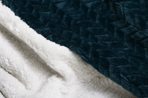 Плед двосторонній із мікрофібри Sherpa 150x200 см в асортименті La Nuit 
