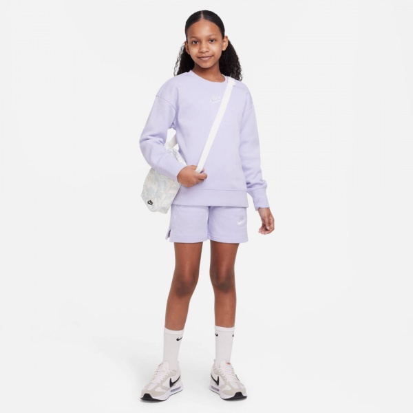 Шорти Nike G NSW CLUB FT 5 IN SHORT DA1405-536 р. S фіолетовий