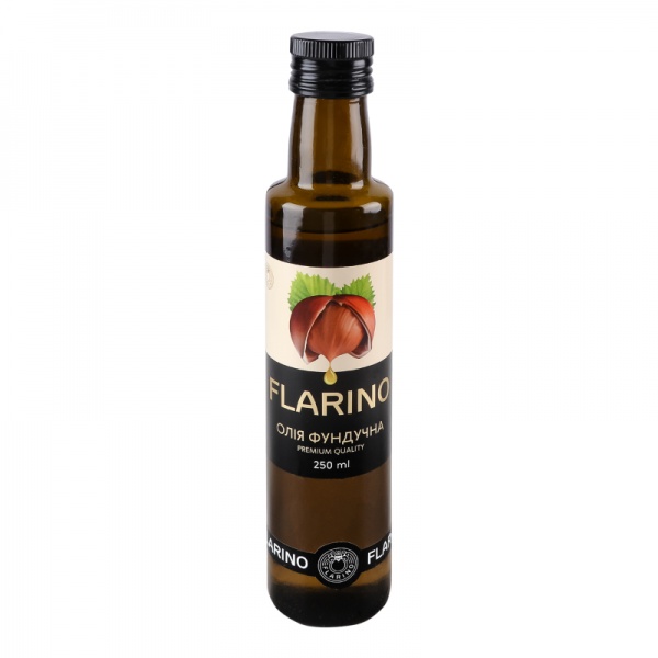 Олія фундукова Flarino холодного віджиму нерафінована 250 мл 