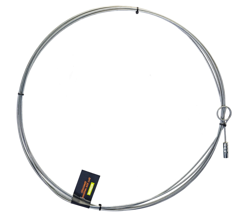 Проволока для чистки дымохода Ecodym с переходником 10 м