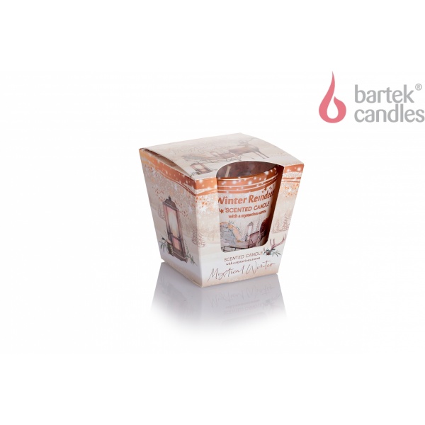 Свеча Зимние олени 115 г Bartek Candles