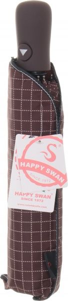 Зонт Абстракция, складной, автомат коричневый 