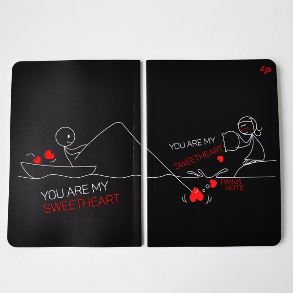 Блокнот Twins series sweetheart А6 40 арк. Profiplan