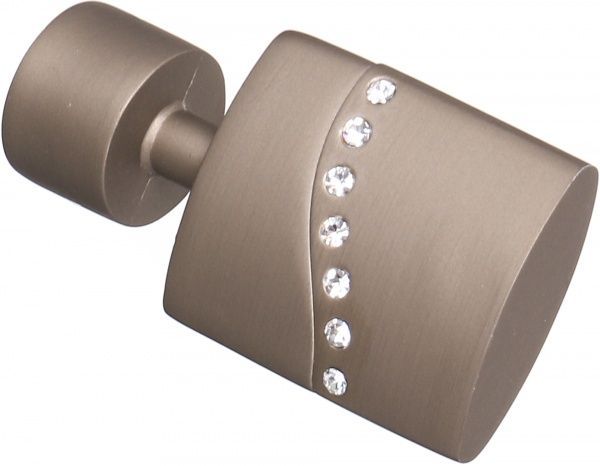 Наконечник Gardinia Kira Флет d19 мм капучино 2 шт. 