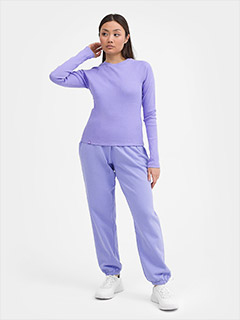 Футболка 4F LONGSLEEVE 4FRSS23TLONF211-52S р.M фиолетовый