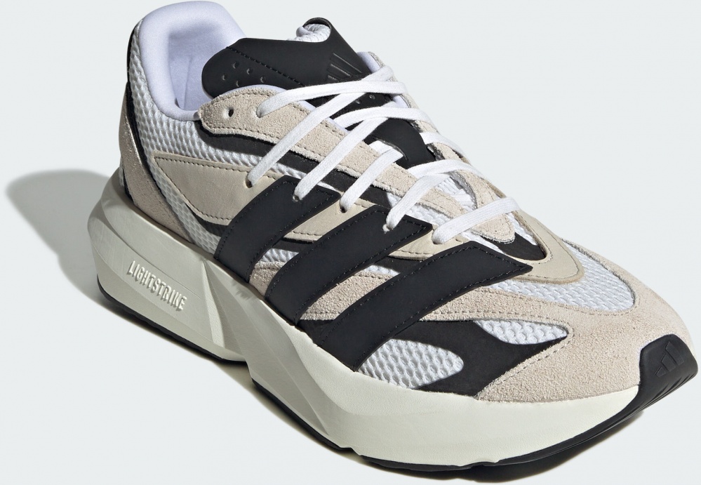 Кроссовки мужские Adidas LIGHTSTRIDE JH6944 р.44 бежевые с черным