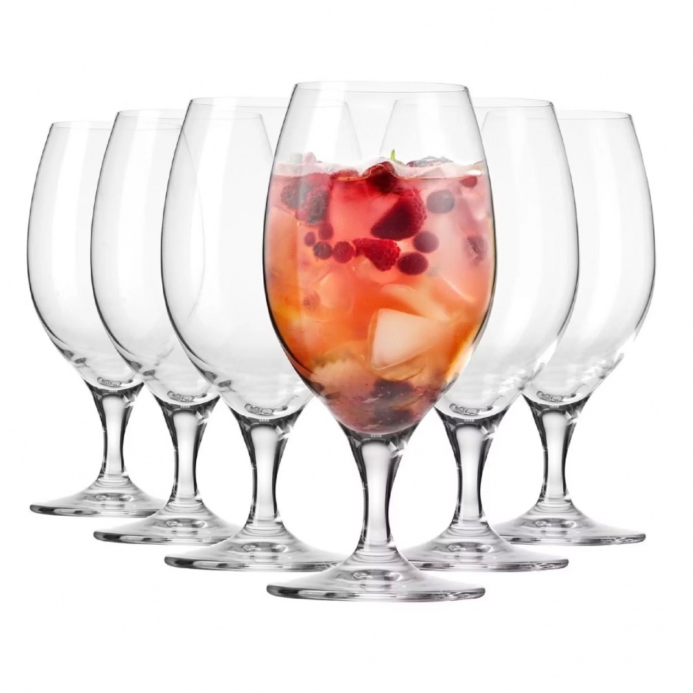 Набор бокалов Krosno универсальных PROFESSIONAL на короткой ножке 380 мл 6 шт.