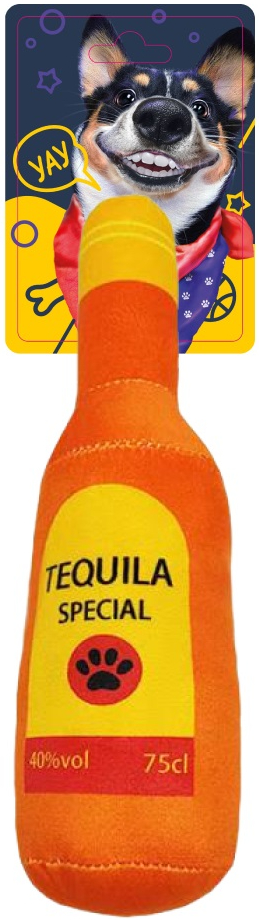 Игрушка для собак DGT-PETS Бутылка с пищалкой 27 см FG240419030N-1