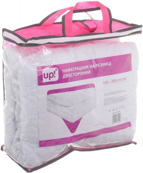 Наматрацник UP! (Underprice) двосторонній на гумці мікрофібра 140x190 см 