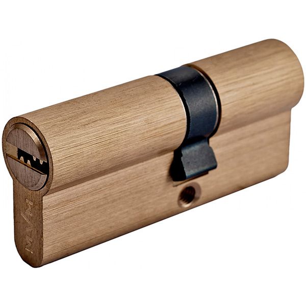 Циліндр MVM Р6Р 30x40 ключ-ключ 70 мм матова латунь Р6Р30/40 SB ключ-ключ