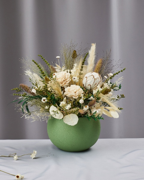 Композиция Floretta интерьерная в кашпо Летняя романтика 20x20 см