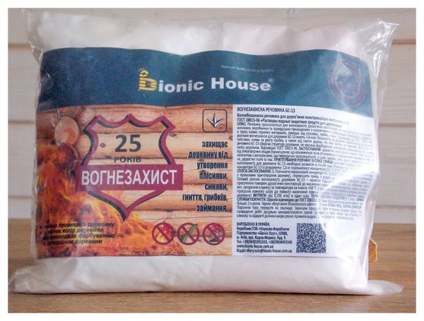 Вогнебіозахист Bionic House БС-13 не створює плівки безколірний 4 кг