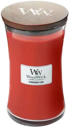 Свеча ароматическая Woodwick Large Cinnamon Chai 609 г 