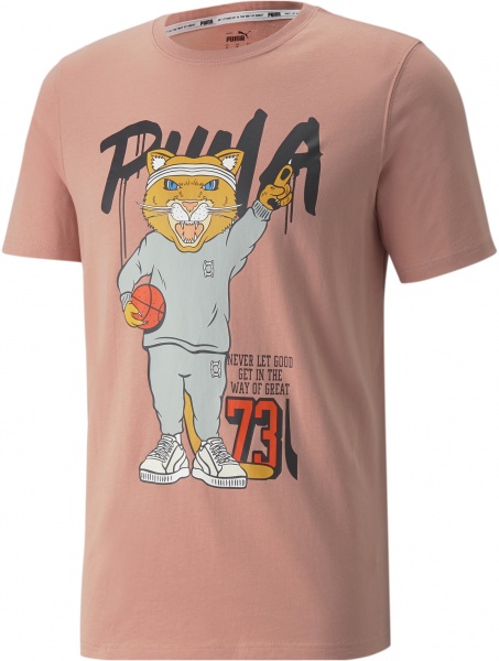 Футболка Puma Dylan SS Tee 1 53273007 р.L рожевий