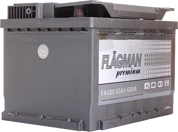 Акумулятор автомобільний 6ст-60 АЗ PREMIUM 242х175х175 мм 60Ah 600A 12V «+» праворуч