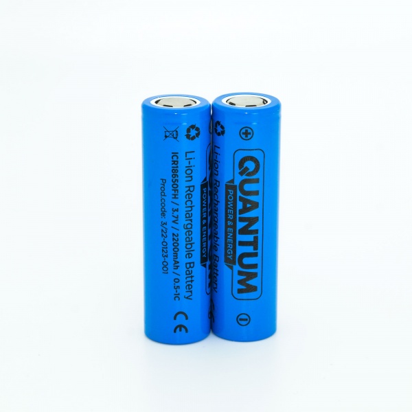 Акумулятор Quantum 18650 2 шт. (ICR18650FH/2200-PB2) 