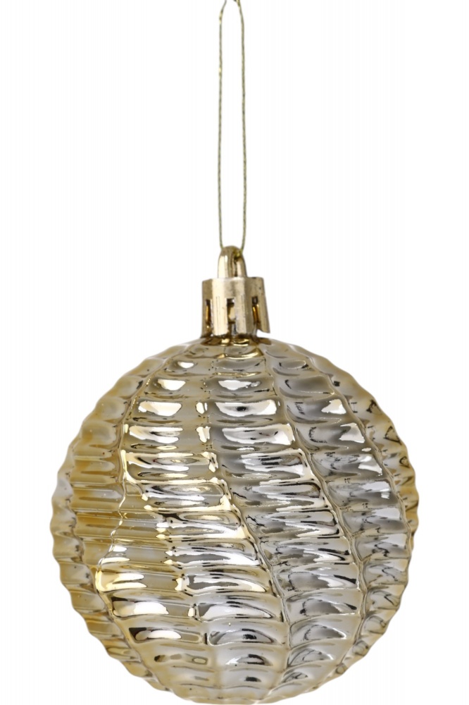 Набір ялинкових куль сніжинка 24IPC-45 d 60 мм 41 шт./уп.