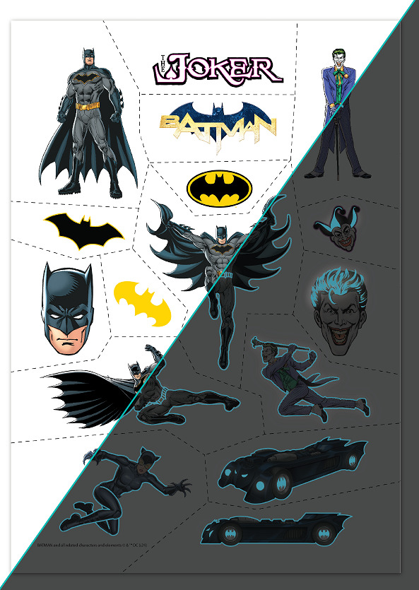 Набір наклейок-татуювань DoDo Batman. Герої Готем Сіті 200548