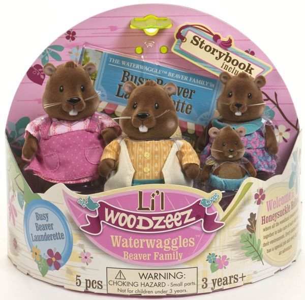 Ігровий набір Li'l Woodzeez Сім'я бобрів 6000M 
