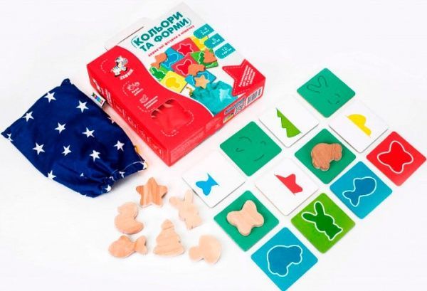 Игра настольная Vladi Toys Фигуры в мешочке: Цвета и формы ZB2001-01