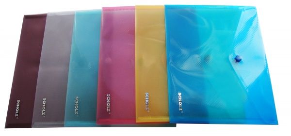 Папка-конверт В5 180 мкн цвет в ассортименте 03501 SCHOLZ