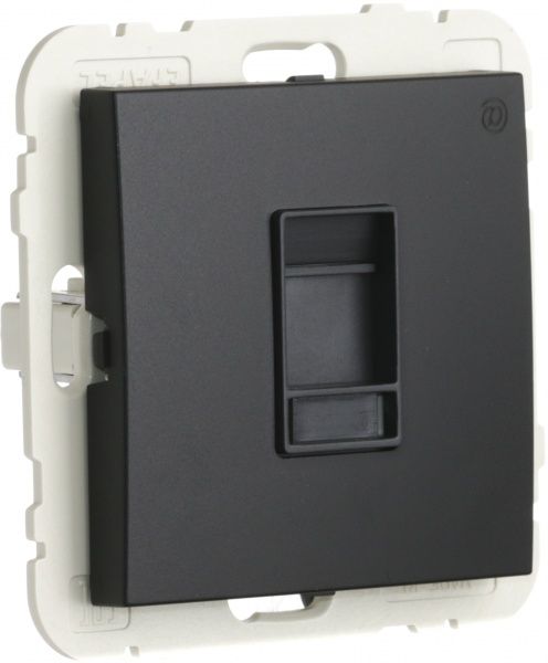 Розетка комп’ютерна Efapel Logus чорний 21453 TPM