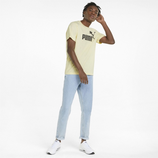 Футболка Puma ESS Logo Tee 58666741 р.L салатовий