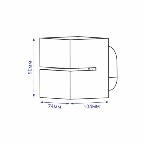 Світильник настінний Feron AL8000 35 Вт G9 білий 