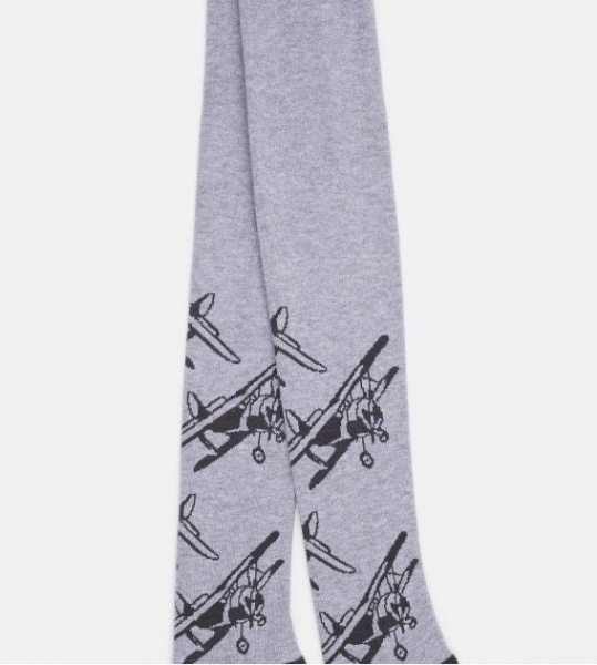 Колготки для мальчиков Wola W28.N01 244р.104-110 серый 