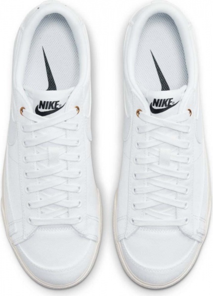 Кроссовки Nike W BLAZER LOW PLATFORM CNVS DV7475-100 р.39 белый