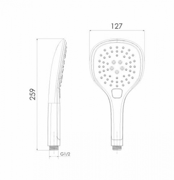 Лійка для душу Imprese f03600101LT