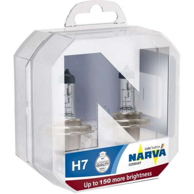 Автолампа галогенная Narva PX26d Range Power +150% H7 55 Вт шт.(NV 48071.2BOX)