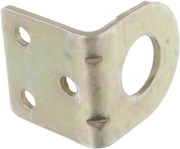 Проушина для замка выгнутая 60мм желтый цинк