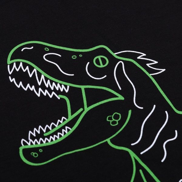 Футболка дитяча Роксана Динозавр р.104 чорний 
