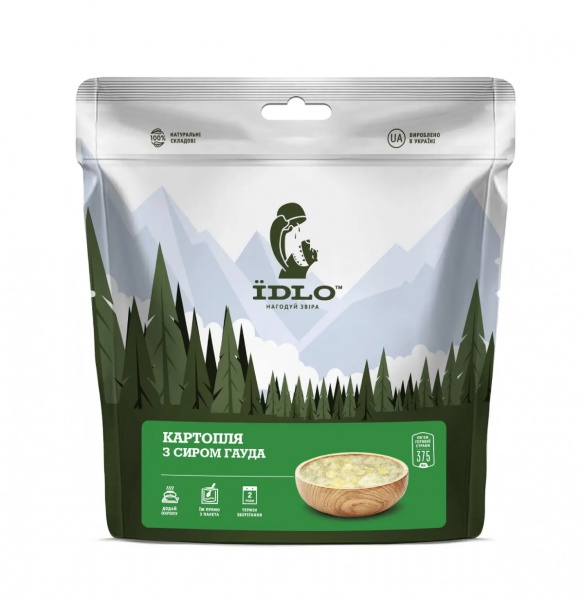 Продукти сушені ЇDLO Картопля з сиром Гауда