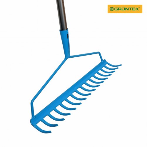 Грабли зубчатые Gruntek IR-450S 16 зубцов (с ручкой)