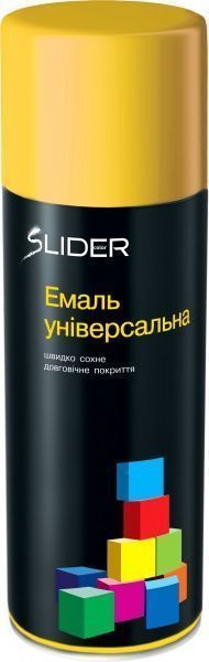 Эмаль аэрозольная RAL1023 SLIDER желтый глянец 400 мл