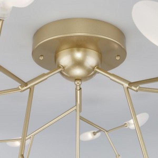 Люстра стельова Strotskis Foglia 27x3 Вт G4 золотий 542 