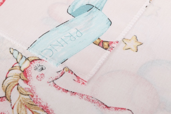 Пеленка Україна Unicorn sweet 2222322601019 90х110 см розовый с принтом 