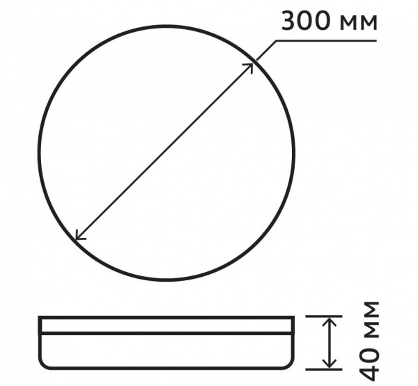 Світильник світлодіодний LedPulsar 50 Вт білий 4500 К CLR-02-50 