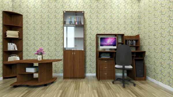 Шкаф Компанит Пенал-2 дуб сонома 