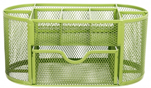 Органайзер настольный металл 22.3х10.8х10.8 см салатовый Nota Bene