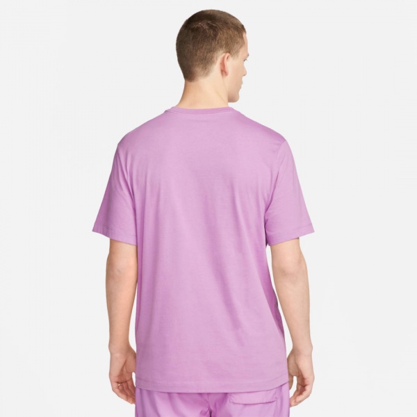 Футболка Nike M NSW CLUB TEE AR4997-532 р.XL фіолетовий