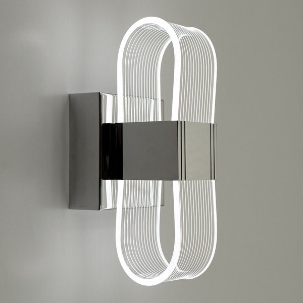 Бра Luminaria 1x12 Вт прозрачный/хром LUMIERA SQUARE 12W S CHROME 